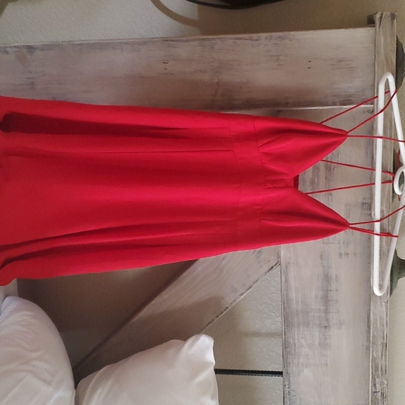 Open Back Strappy Mini Dress - Picture 2 of 3